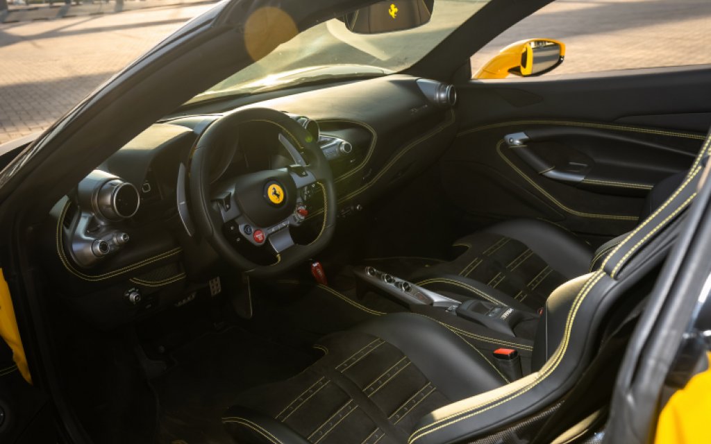 Ferrari F8 Tributo yellow 2022